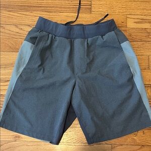lululemon athletica Men's Charcoal and Slate Athletic Shorts
